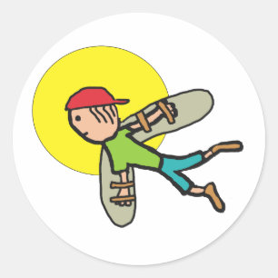 Icarus Classic Round Sticker