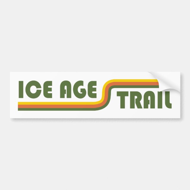 Ice Age Trail Bumper Sticker (Front)