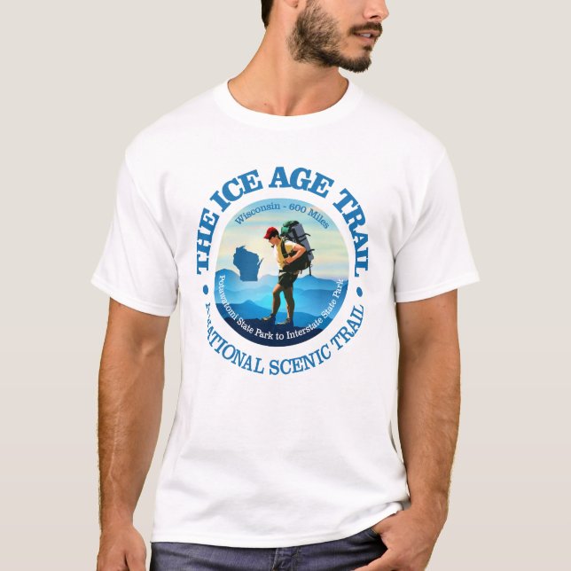 Ice Age Trail (C) T-Shirt (Front)