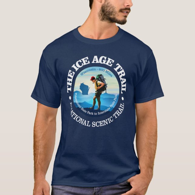 Ice Age Trail (C) T-Shirt (Front)