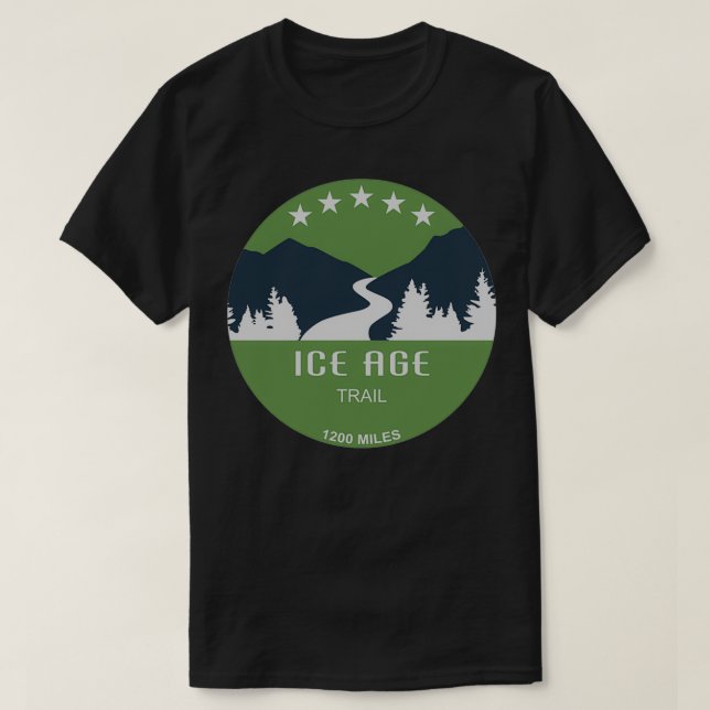 Ice Age Trail  T-Shirt (Design Front)