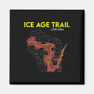 Ice Age Trail Wisconsin Long-distance Hiking Sceni Magnet