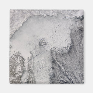 Ice and cloud streets in the Sea of Okhotsk Magnet