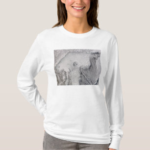 Ice and cloud streets in the Sea of Okhotsk T-Shirt