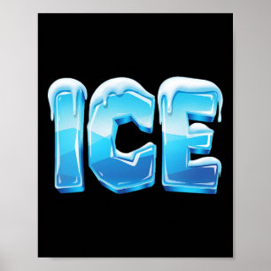 Ice And Fire Halloween Matching Couple Last Minute Poster