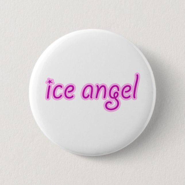 Ice Angel 6 Cm Round Badge (Front)
