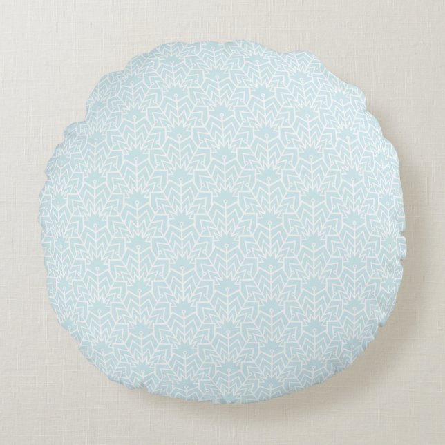 Ice Arches Round Pillow (Front)