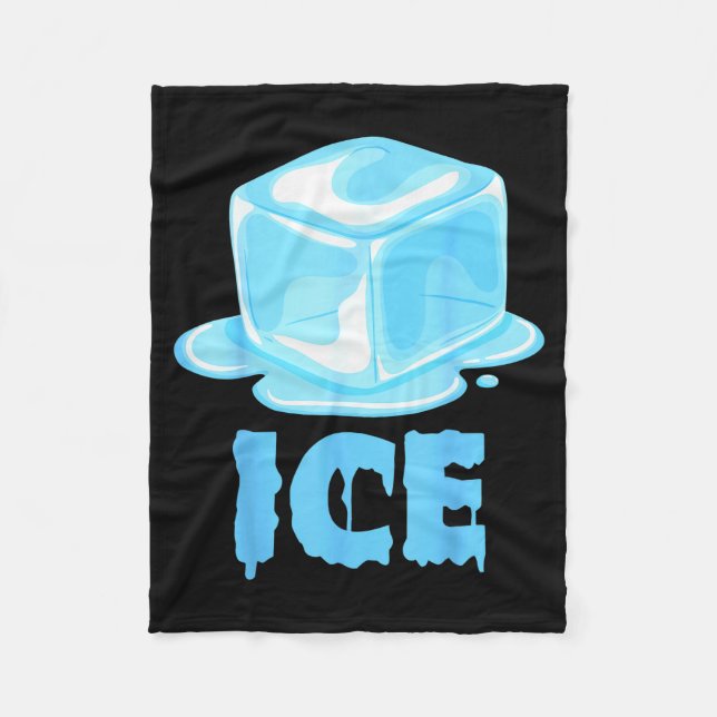 Ice Bag Funny Halloween Christmas Costume  Fleece Blanket (Front)
