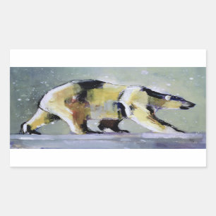 Ice Bear 1998 Rectangular Sticker