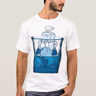 Ice Bear Climate Change Polar Bears Melting Poles T-Shirt