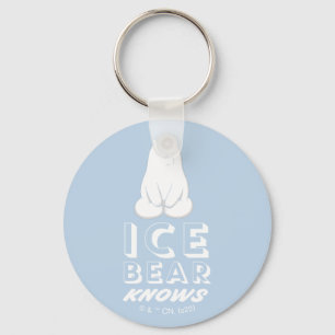 Ice Bear Knows Key Ring