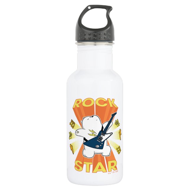 Ice Bear - Rock Star 532 Ml Water Bottle (Front)