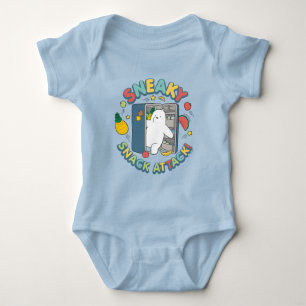 Ice Bear - Sneaky Snack Attack! Baby Bodysuit