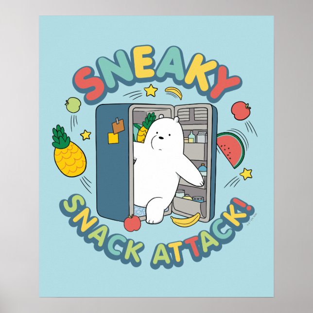 Ice Bear - Sneaky Snack Attack! Poster (Front)