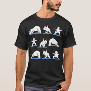 Ice Bear Yoga Funny Ice Bear In Yoga Poses Meditat T-Shirt