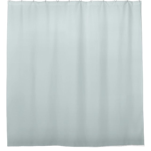 Ice Blue Shower Curtain (Front)