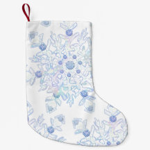 Ice blue snowflake