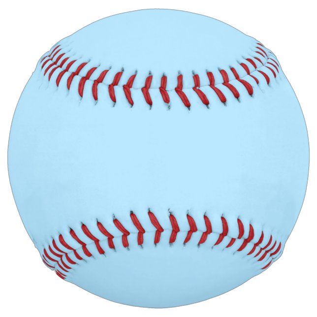 Ice Blue Solid Colour | Classic | Elegant Softball (Front)