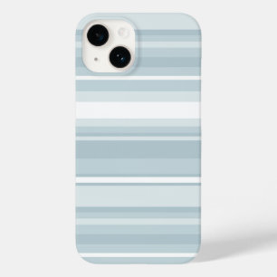 Ice blue stripes Case-Mate iPhone 14 case