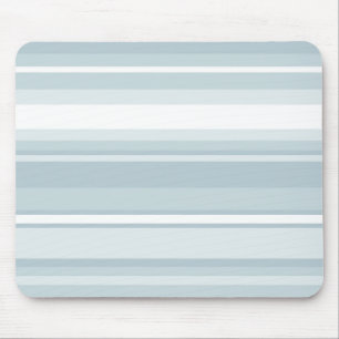 Ice blue stripes mouse pad