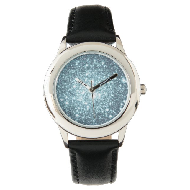 Ice Blue Teal Star Watch (Front)
