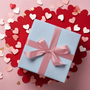 Ice Blue Wrapping Paper Roll