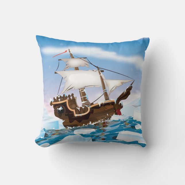 Ice Breaker Ship Cushion (Front)