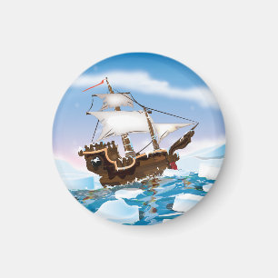 Ice Breaker Ship Magnet