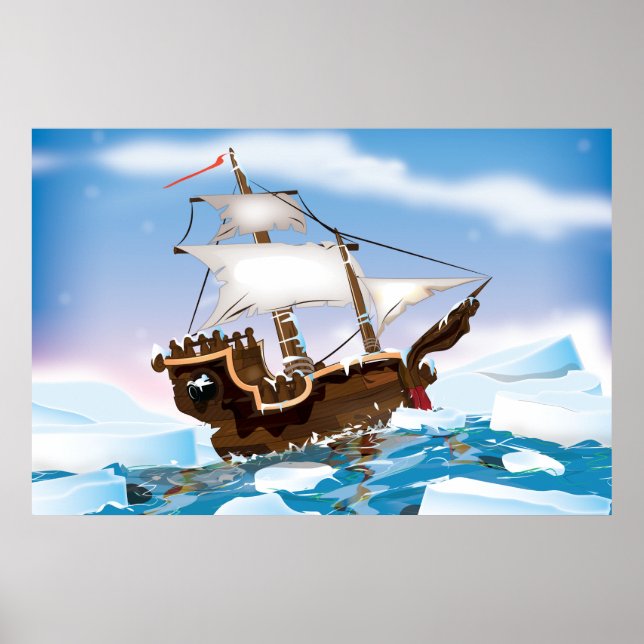 Ice Breaker Ship Poster (Front)