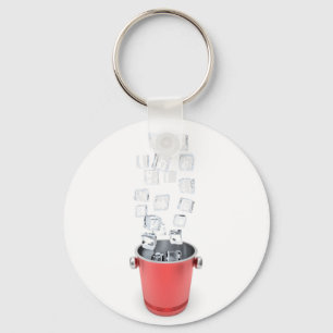 Ice bucket key ring