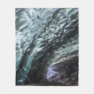 Ice Cave Wall Patterns Fleece Blanket