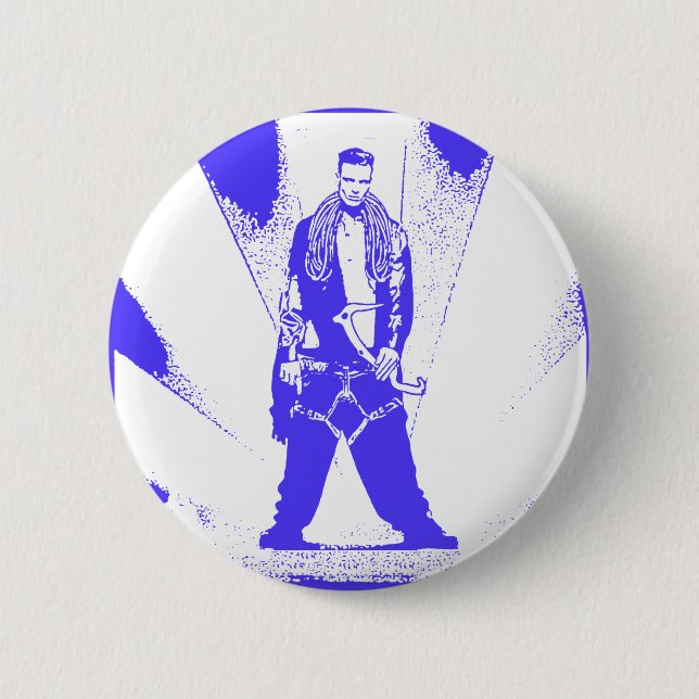 Ice Climb Baby 6 Cm Round Badge (Front)