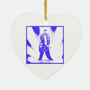 Ice Climb Baby Ceramic Tree Decoration