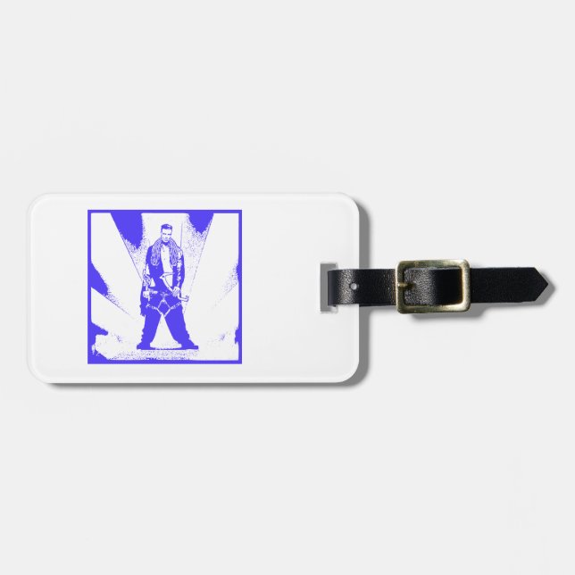 Ice Climb Baby Luggage Tag (Front Horizontal)