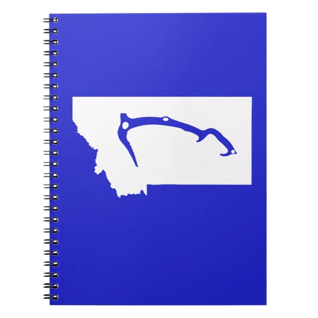 Ice Climb Montana Spiral Notebook (Front)