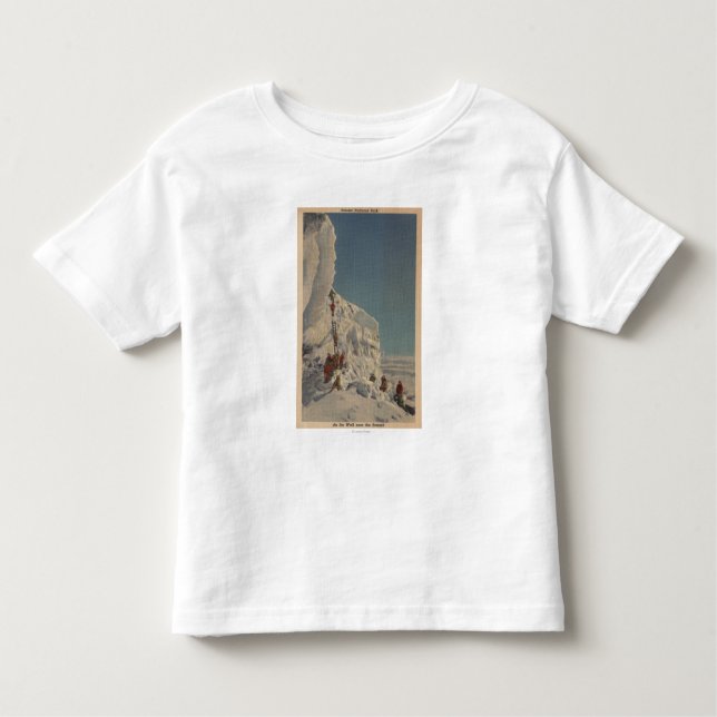 Ice Climbers in Rainier National Park, Washingto Toddler T-Shirt (Front)