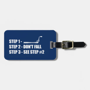 Ice Climbing - Don't Fall Luggage Tag