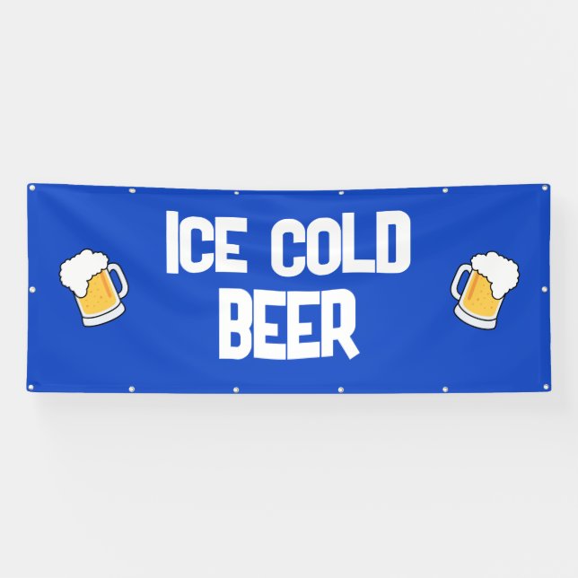 Ice Cold Beer Banner (Horizontal)