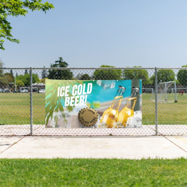 Ice Cold Beer Convenience Store Gas Station Banner (Insitu)
