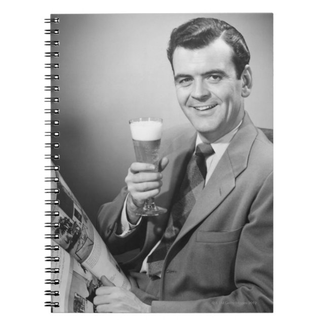 Ice Cold Beer Spiral Notebook (Front)