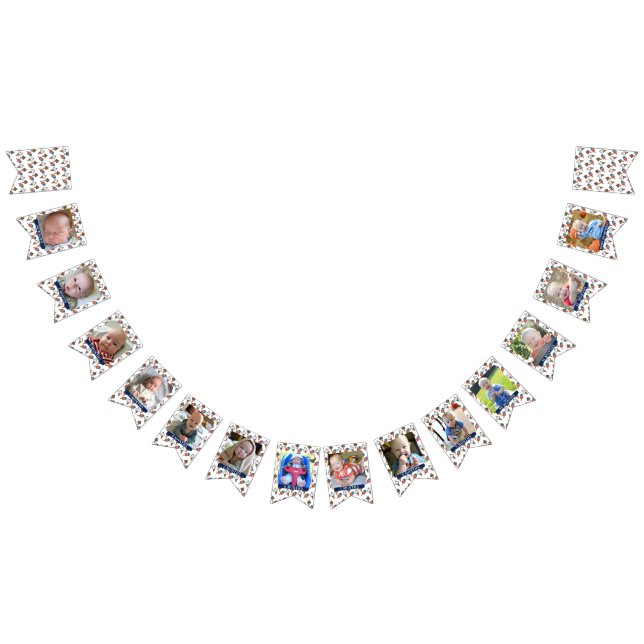 Ice Cream 1st Birthday Baby's First Year Bunting (All)