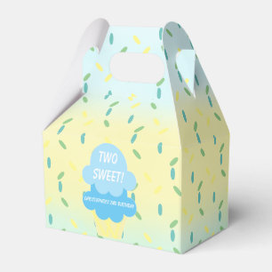 Ice Cream 2nd Birthday Favour Box