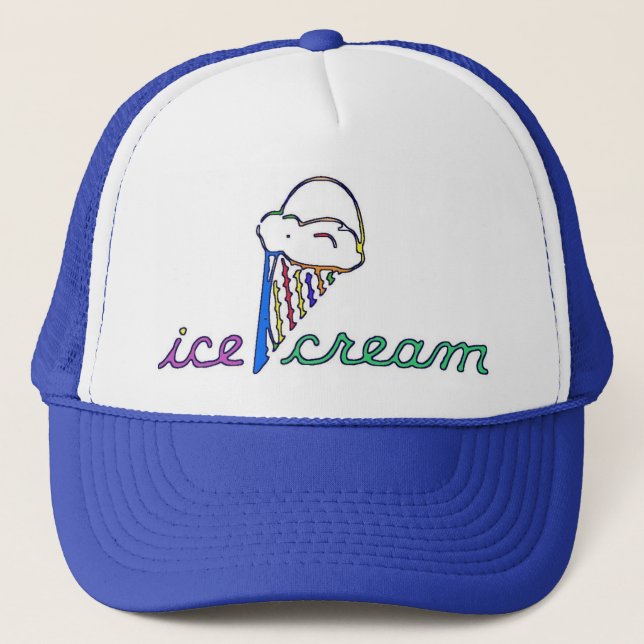 ice cream 7 trucker hat (Front)