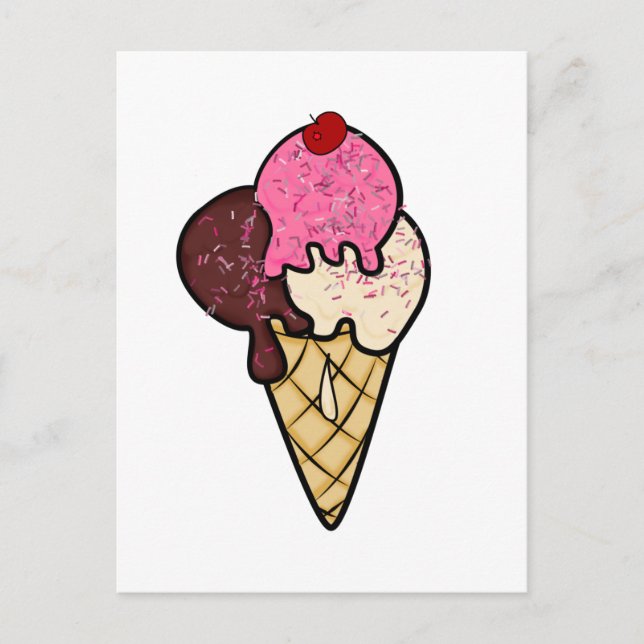 Ice Cream All Products Postcard (Front)