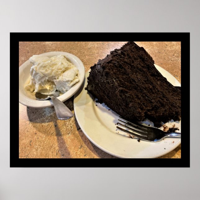 Ice Cream and Cake Poster (Front)