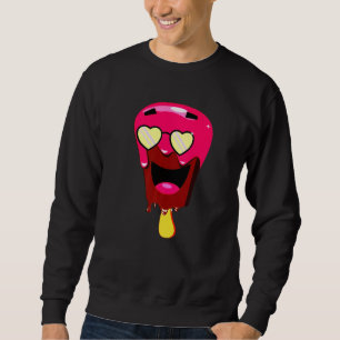 Ice Cream And Chocolate Wearing Glasses Sweatshirt