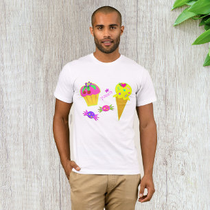 Ice Cream And Cupcake Mens T-Shirt