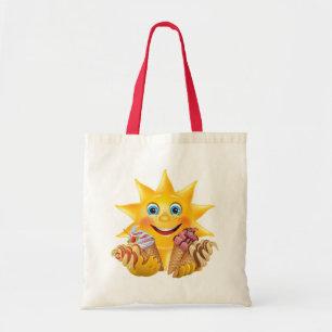Ice Cream and Happy Sun! SRF Tote Bag