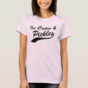 Ice Cream and Pickles Cute Funny Maternity T-Shirt