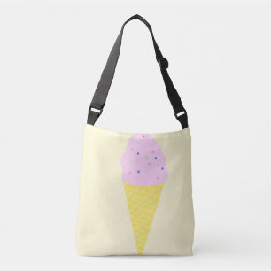 ice cream art crossbody bag